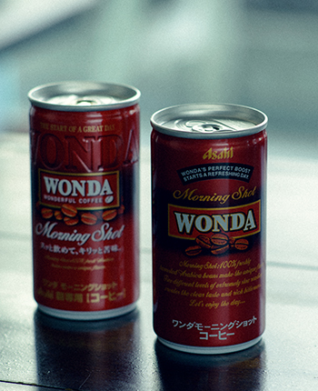 WONDA MORNING SHOTのパッケージデザイン