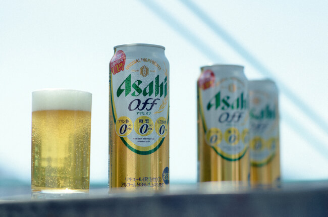 ASAHI OFFのパッケージデザイン